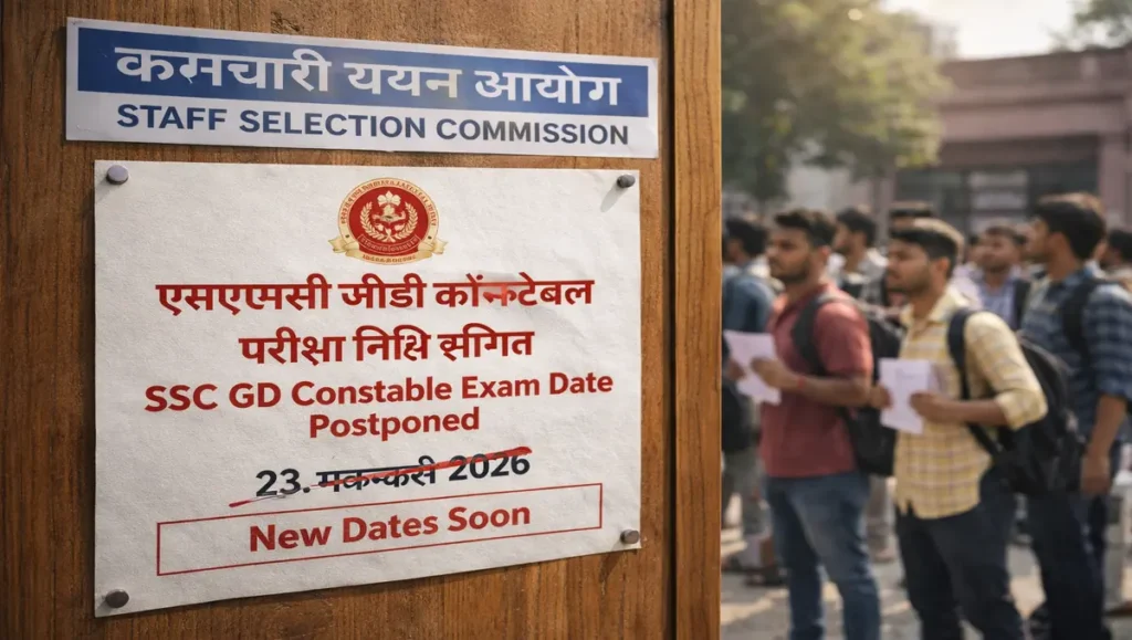 SSC GD Constable Exam Date 2026