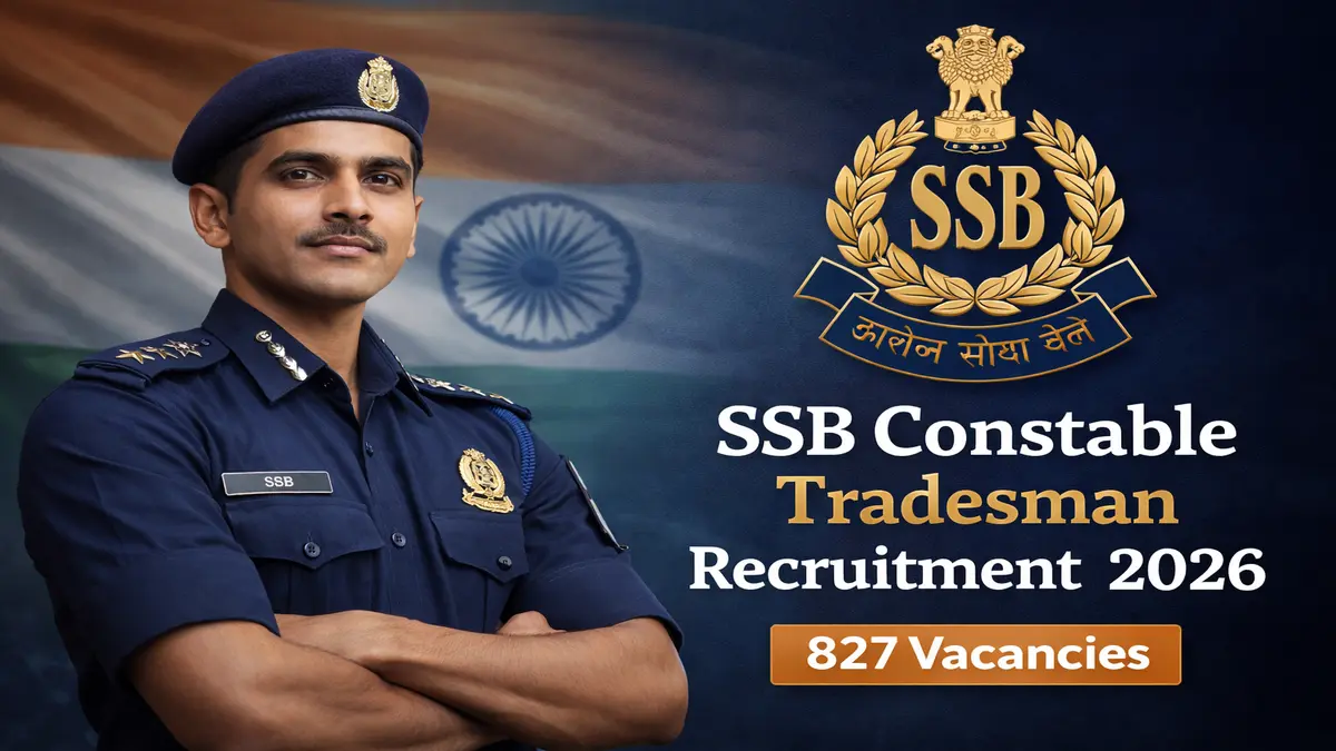 SSB Constable Tradesman Recruitment 2026